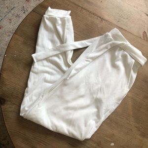 NWT White Sweatpants